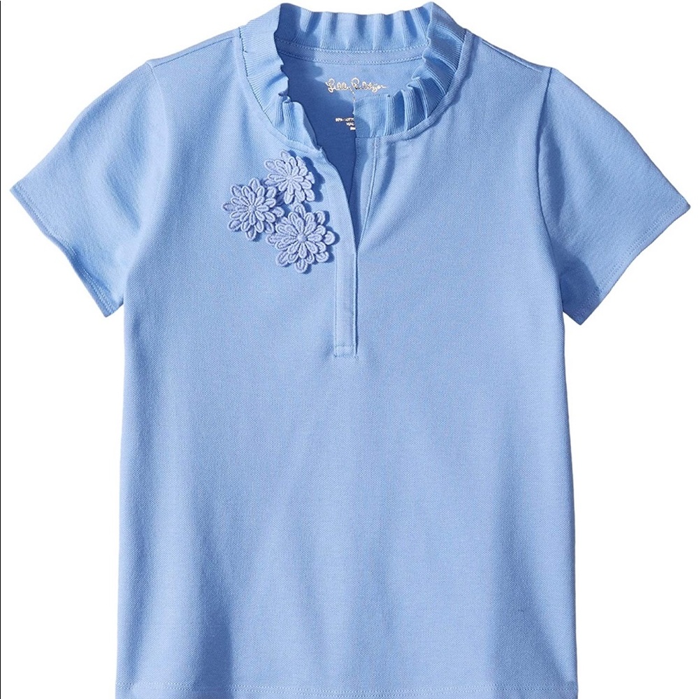 Lilly Pulitzer Blue Hyacinth Girl's Thierry Polo